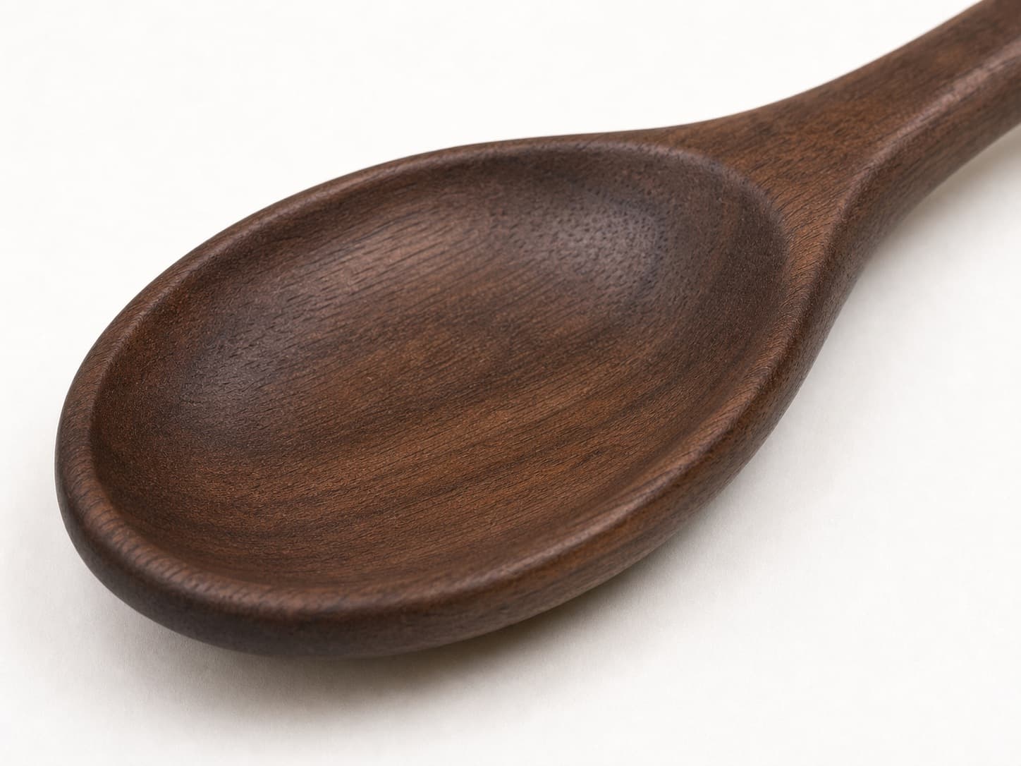 Close grain and material detail of Classic Cooking Spoon