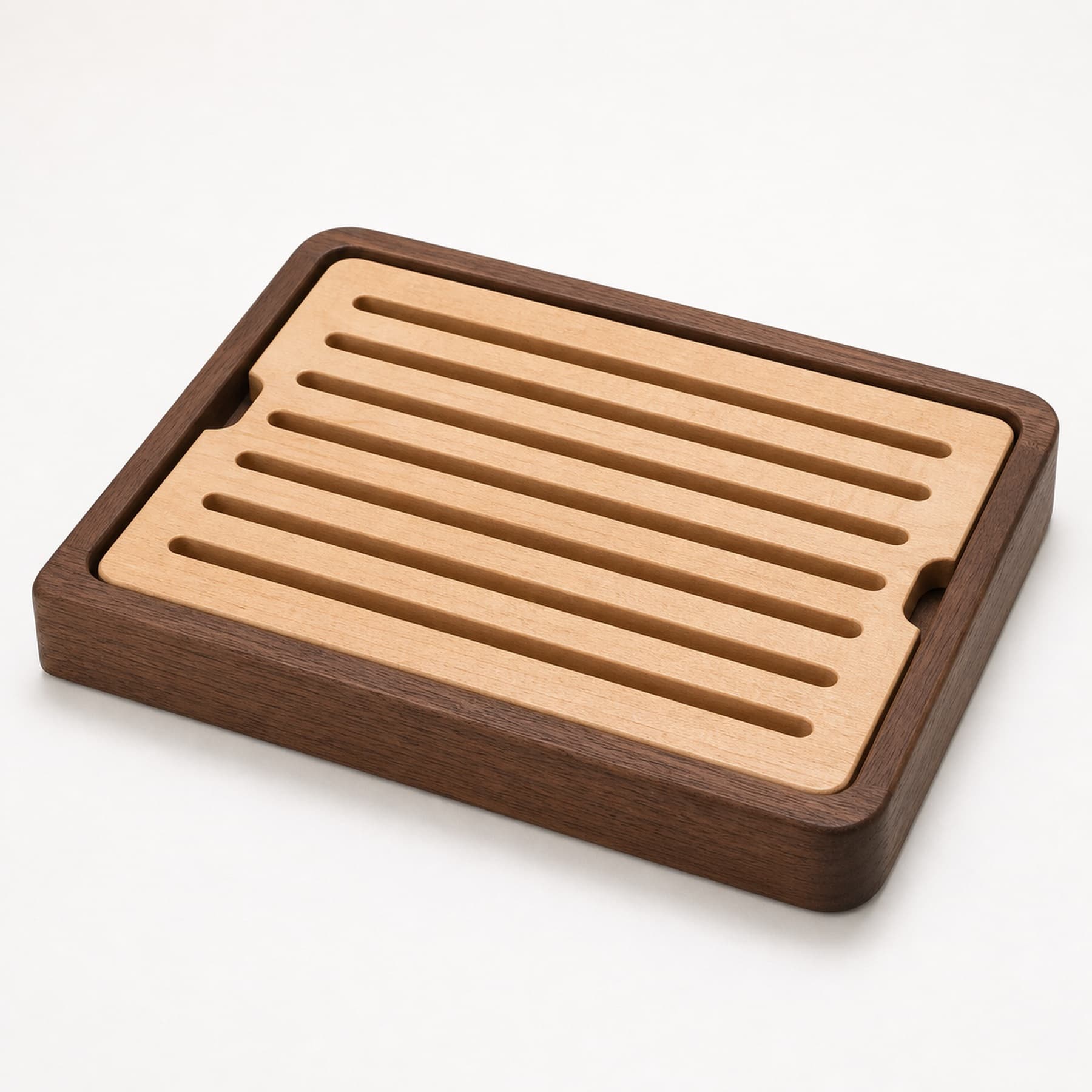 Sourdough Bread Crumb Tray photographed on a warm white product surface