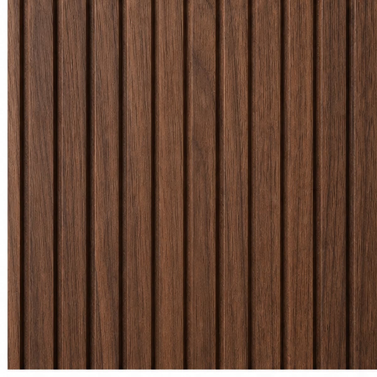 Close material and joinery detail of Walnut Reeded Drawer Front Set